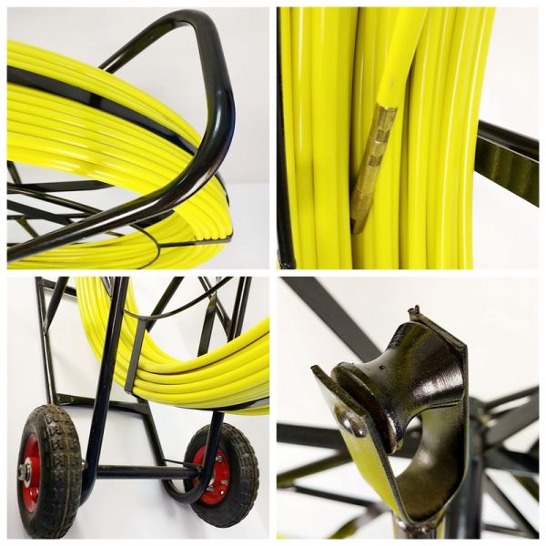 KEXINT Fiber Optic Tools Plastic Coasted Fiberglass Duct Rodder