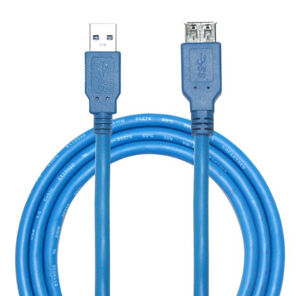 5m USB 2.0 オス-メス延長ケーブル (錫メッキ銅線)