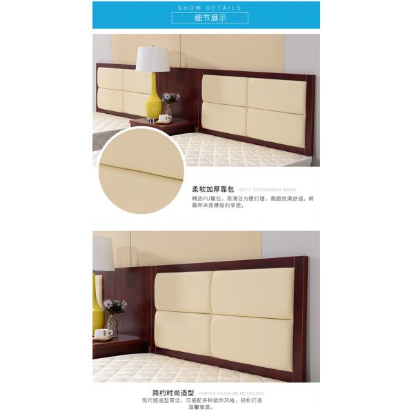 Modern Design Hotel Bedroom Furniture Sets / Apartment Bedroom Sets