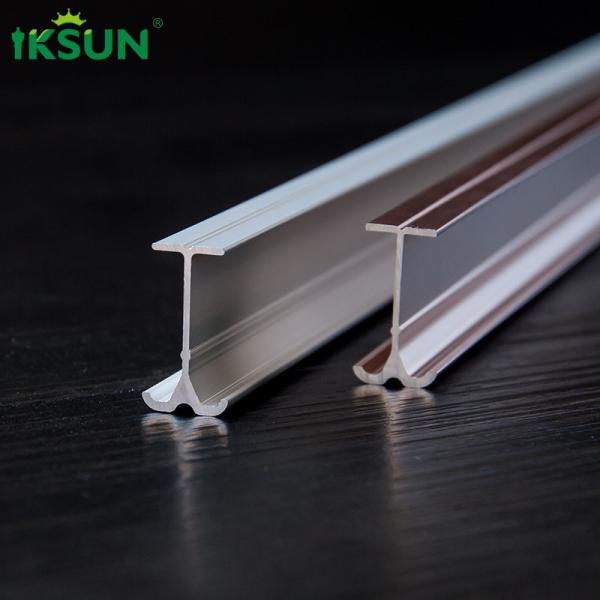 6.7m Aluminum Curtain Rail , Double Curtain Track Set Bendable Flexible