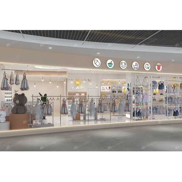 BBC016 Multi-Functional Baby Shoe Display Shelves For Baby Shop Design for Maternity Shop Furniture