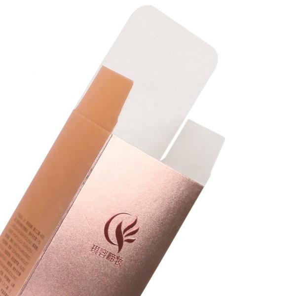 100ml Skin Care Bottle Luxury Cosmetic Box Rose Gold Paper Packaging