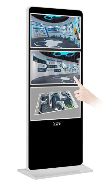 UHD LG Top Floor Standing Cloud - Based Digital Signage Touchscreens Display 50 Inch 3840X2160P