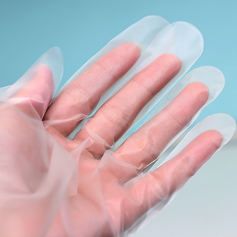 Transparent Disposable CPE Gloves Waterproof Food Safe Gloves