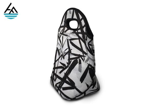 Colorful Waterproof Personalized Neoprene Lunch Tote Eco - Friendly Bag For Women