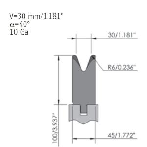 メタリック 42CrMo プレス ブレーキ ツーリング スタンプ 液圧プレス