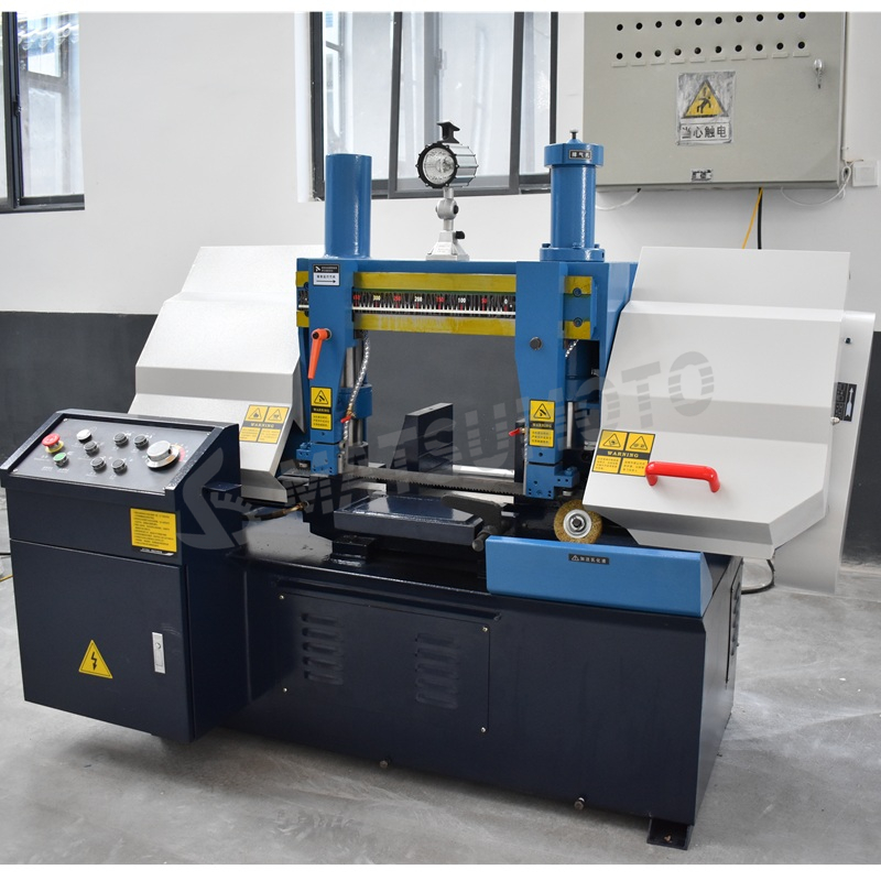 GT4230 Double Column Band Sawing Machine PLC Control Metal Cutting Band Saw