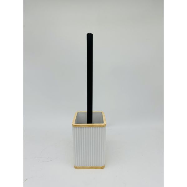 4pcs Polirresina Blanco Set de Baño Tumbler Holder Cuenco Cuadro Cepillo Jabón Plato Dispensador de jabón de mano