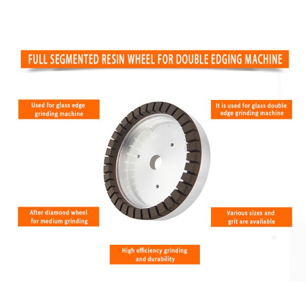 Long Life Time Resin Bond Diamond Grinding Wheel With Full - Segmented