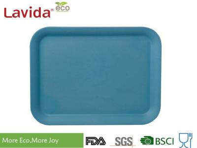 Biodegradable Eco Natural Bamboo Tray Durable Customized Logo Decal Printing