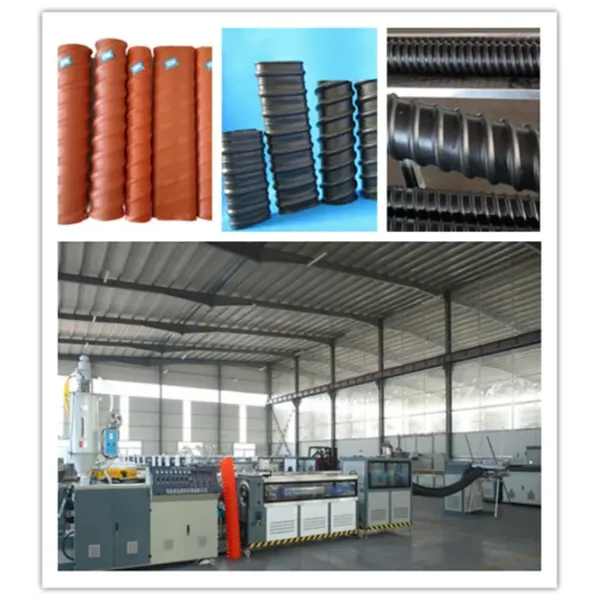 Full Automatic HDPE Carbon Spiral Corrugated Pipe Production Line with Precise Winding and High Speed Coiling System
