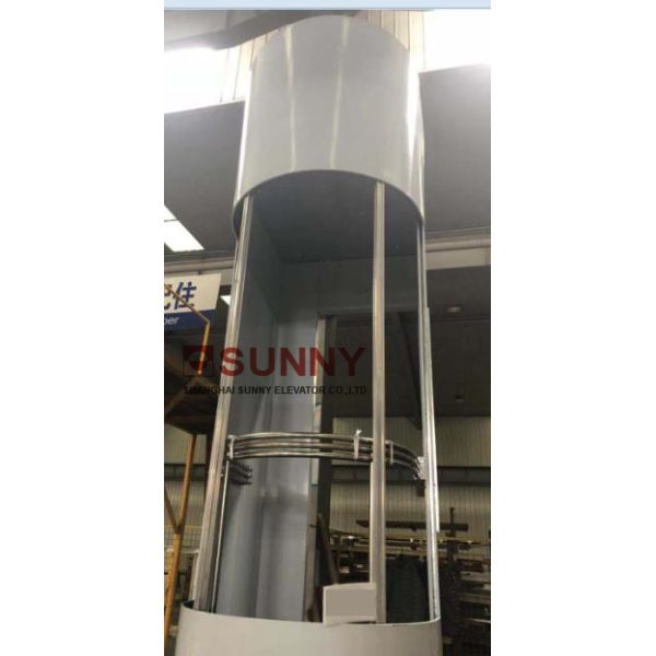 Лифт группового управления центра CE раскрывая панорамный с разбивочной дверью открытия