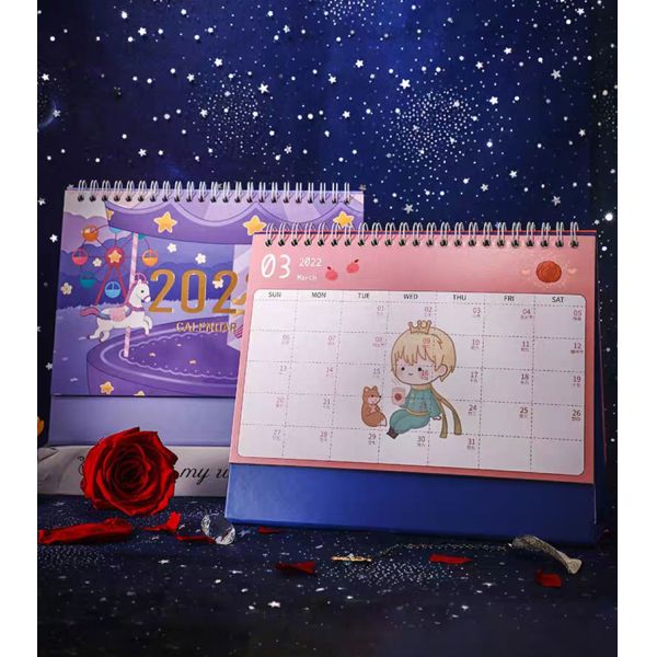 Personalised Stand Up Daily 2022 Desktop Calendar Planner Oem For Office Home