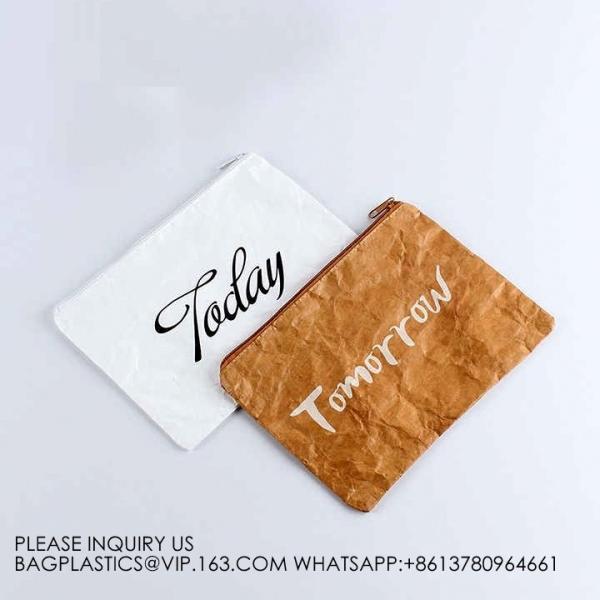 Tyvek Pouch, Tyvek Wallet, Tyvek Purse, Tyvek Cosmetic Bag With Zipper Tyvek Washbag, Toiletry Bag,Coin Purse