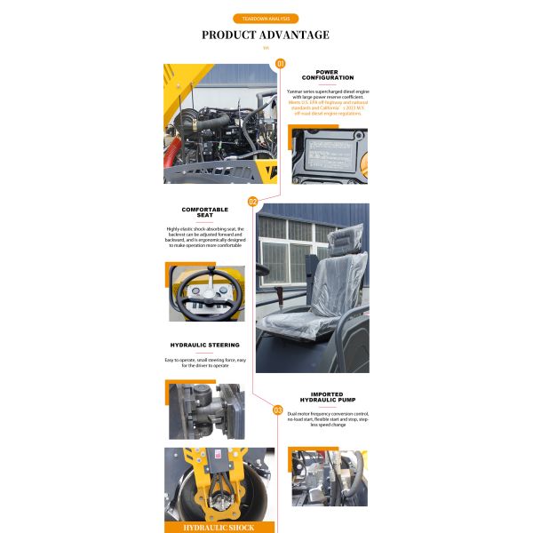 1 тонна 2T 3T двойной барабанный мини дорожный роликовый компрессор в Индии