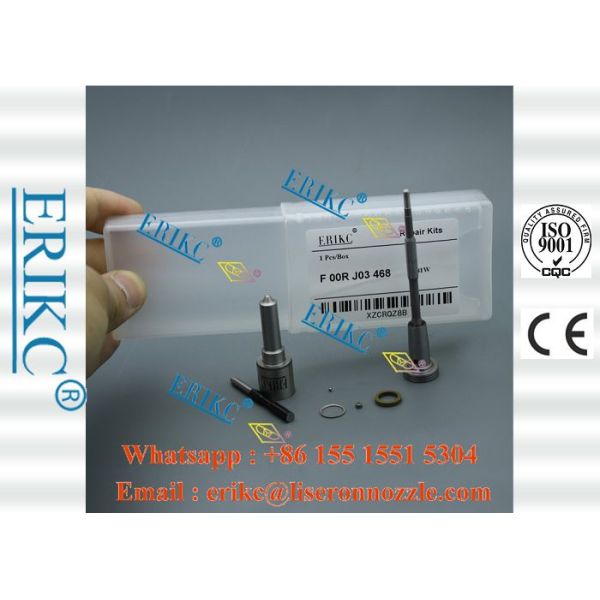 ERIKC Diesel injetor 0445120059 repair kits F 00R J03 468 bosh F00RJ03468 injector nozzle DSLA128P1510 kit F00R J03 468