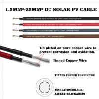 Embalagem em rolos Cable de corrente solar direta com condutor de cobre
