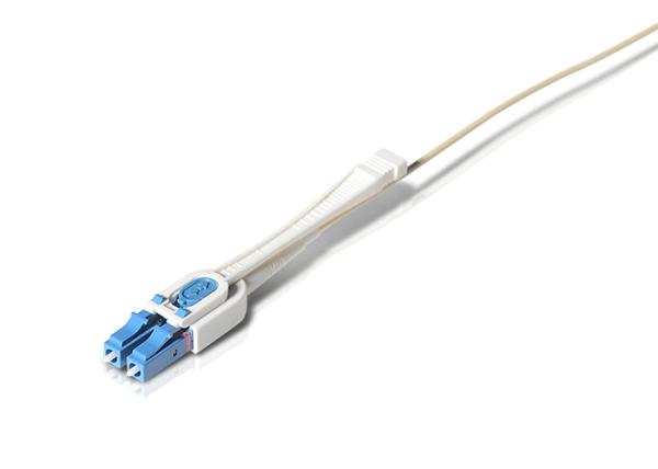 Multimodo Singlemode do conector do duplex de Uniboot LC para o cabo de remendo da fibra ótica