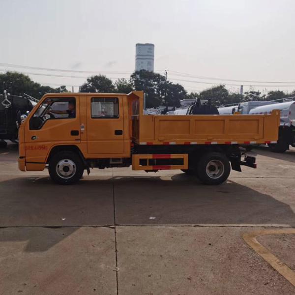 Customized JMC Brand Small Cheap Price 4*2 Special Dump Truck With One Half Cabins