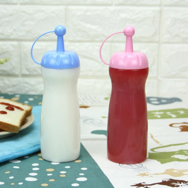 320ml 440ml Botão de Espremedor de Ketchup de Plástico Tomate Espremedor de Ketchup
