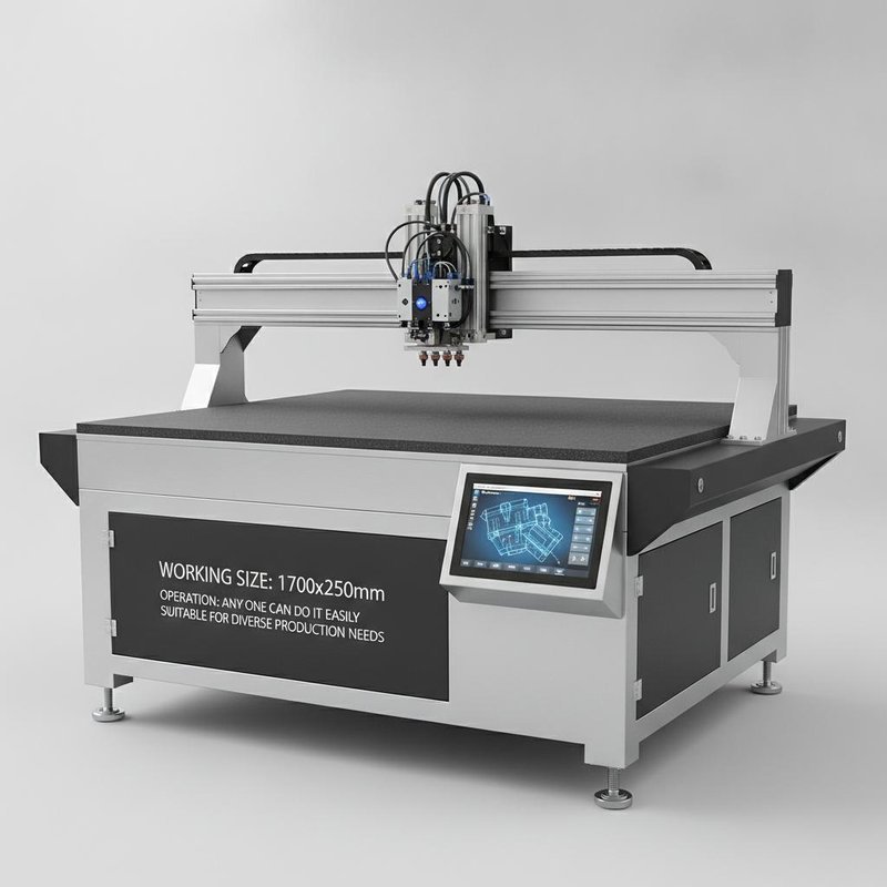 XY Glue Plotter CNC Gluer with 1700x2500mm Working Size Supports Up To Four