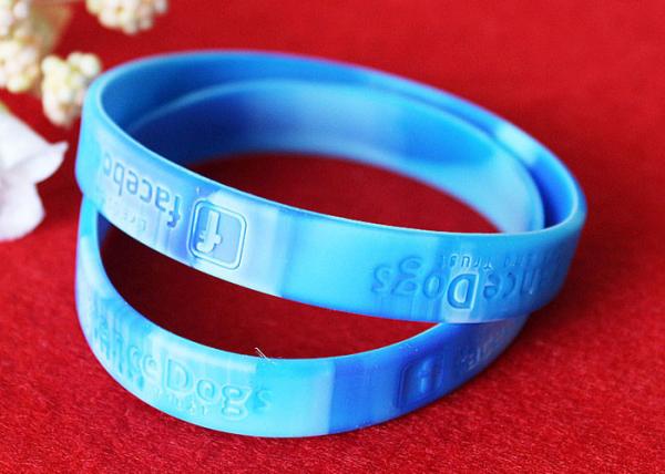PMS Matching Rubber Support Bracelets Depressed Logo Process Waterproof