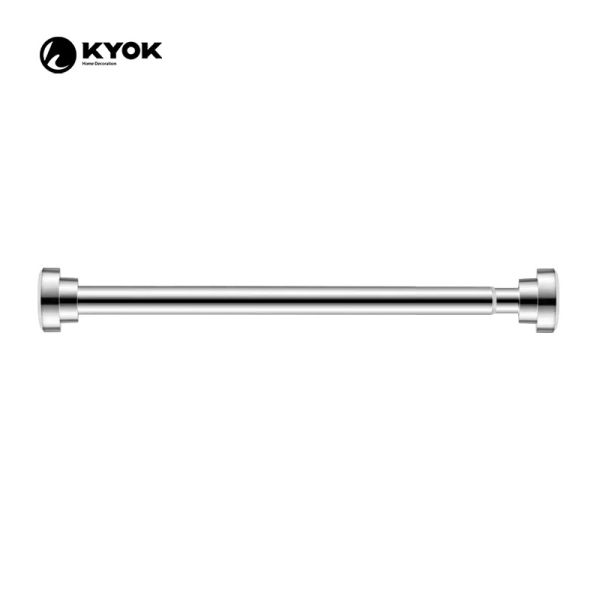 Multicolor Shower Curtain Rod  28mm Diameter Plating Treatment