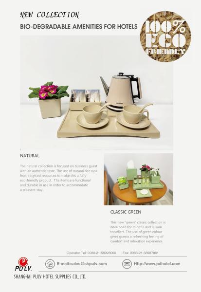 Eco-friendly Green Sustainable Hotel Guest Amenities Suppliers Tray Tea Leaf Box