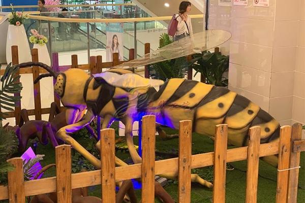 Abelha Animatronic realística dos insetos para o parque de diversões exterior das crianças