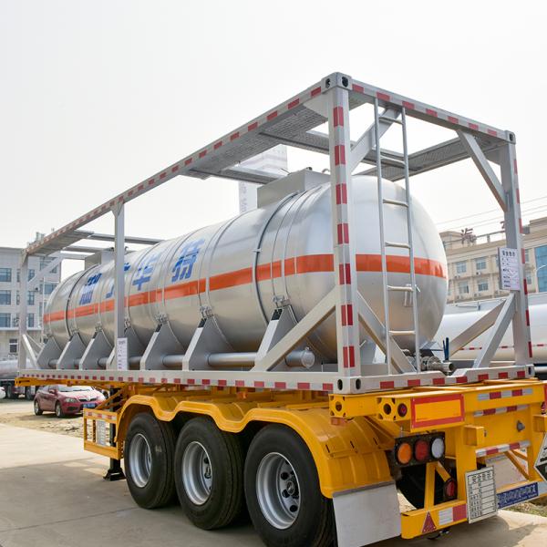 Nitric Acid 98 Industrial ISO Tank Container 30FT 28000 liters High Capacity