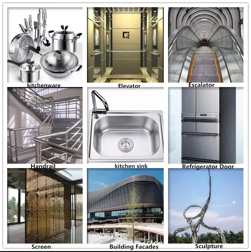 Thickened 0.5mm 321 Brushed Stainless Steel Sheet Anti Oxidation Durable