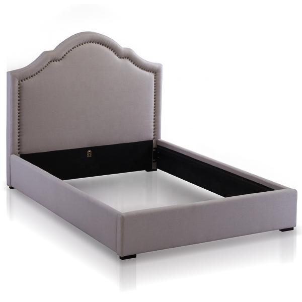 Hotel Soft Luxury Double Ottoman Bed Anti Scratch Wear Resistant