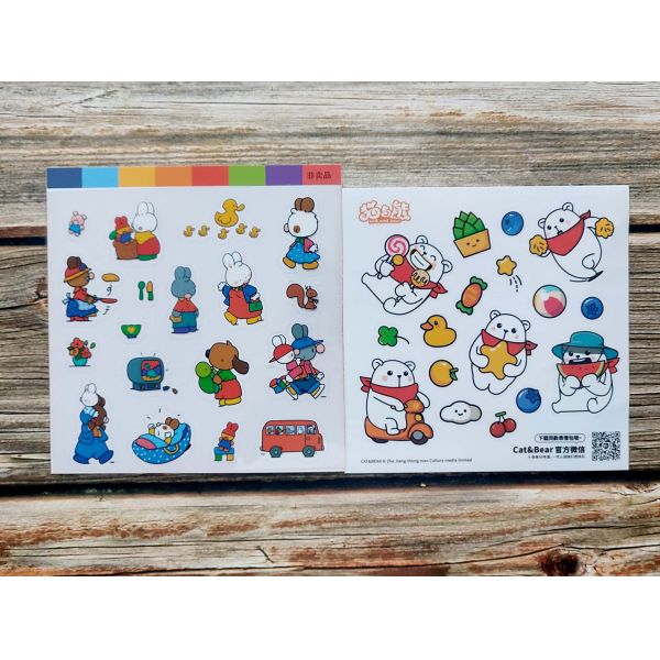 Customization Of Food Labels Transparent Vinyl Cartoon Stickers Waterproof And Tear Resistant