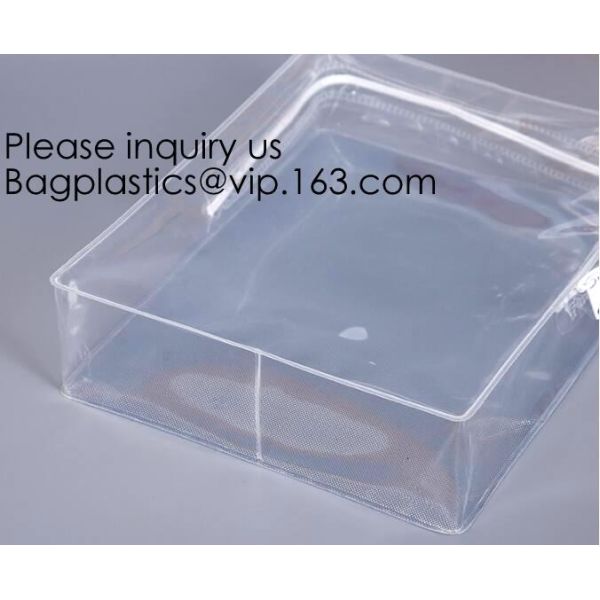 Makeup Bag Cosmetic Bag Travel Toiletry Bag Waterproof Makeup Zipper Portable Transparent Pouch Set - Black, bagease pac
