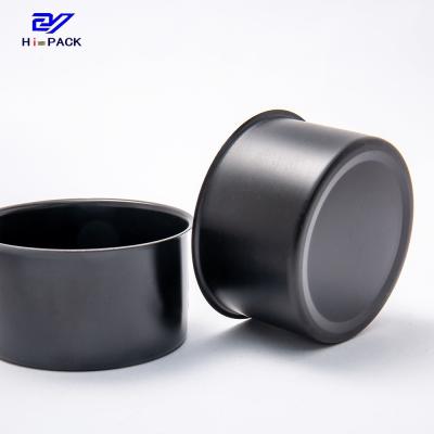 Canoas de 120 ml pretas de alimentos para animais de estimação D65x38mm