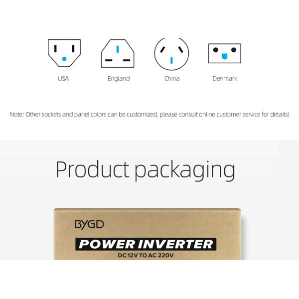 Hybrid Car Inverter Car Inverter 12V-220V Cigarette Lighter Converter 12V To 220V Car Power Inverter