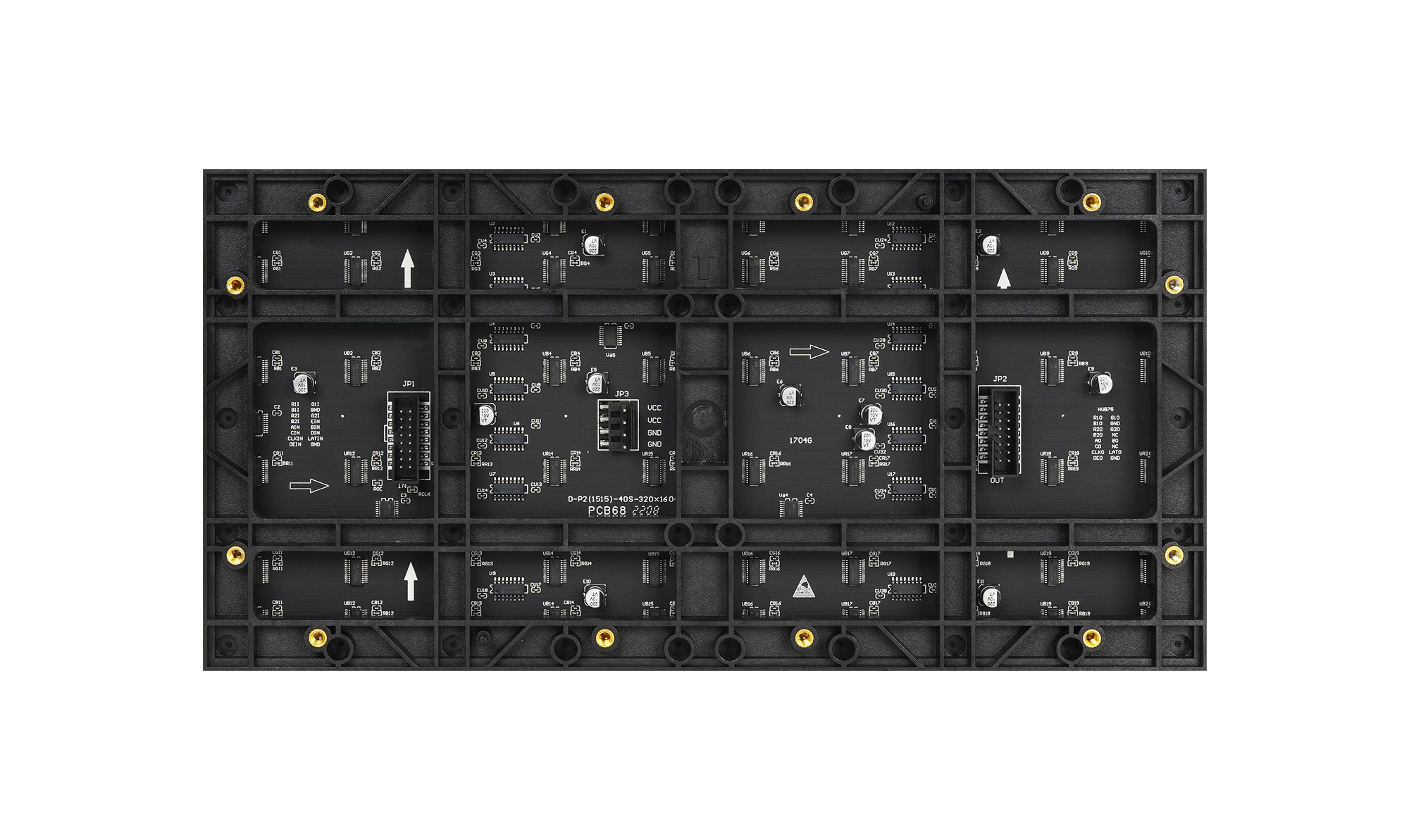 1/40 Scan Mode CAILIANG D2.0 LED Module for Full Color Indoor Video Wall Display Screen