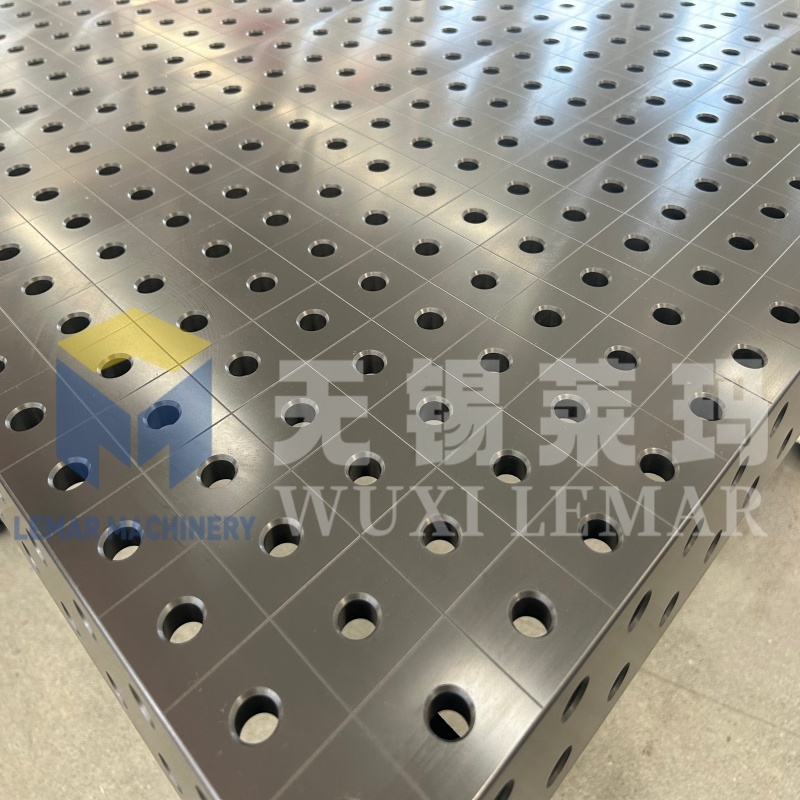 Precision Machined Five-Face D16 Welding Table With Clear Position Mark Lines