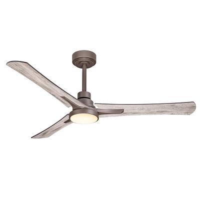 Ventilateur de plafond réglable sur mesure, ventilateur de plafond à 3 lames réversibles avec lumière et télécommande