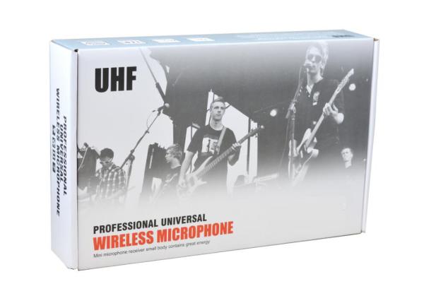 C5/rechargeable &portable universal mini 16 channels UHF wireless microphone  with 6.35mm plug