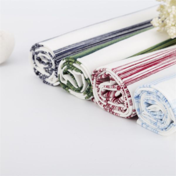 Экологически эластичная гладкая и мягкая полосатая вязаная ткань 100 кг для футболки