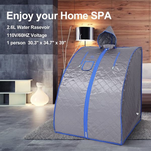 Modern Portable Steam Sauna For Spa Home Lightweight Personal Sauna Steam Generator Tent With Remote Control Indoor Steam Bath