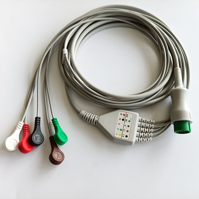 A8 шифруют 5 круг 12pin кабеля BLT Qseries Biolight Ecg руководств терпеливый
