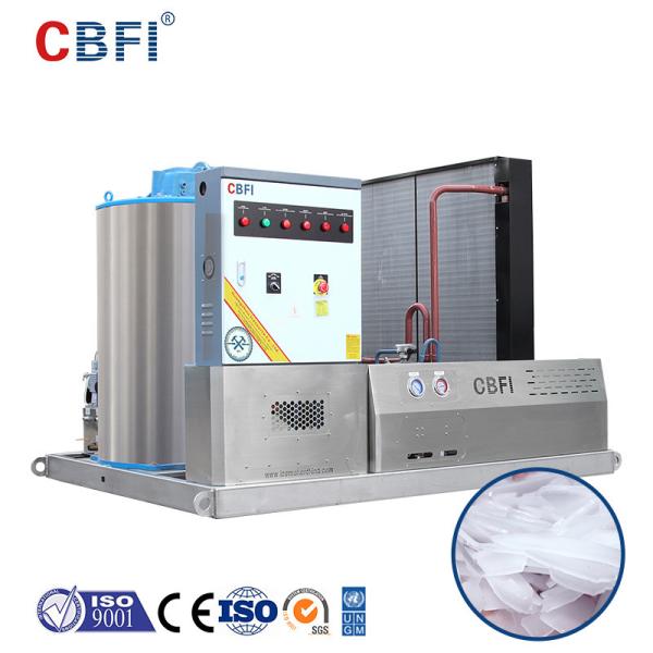 3 Tons Per Day Flake Ice Maker Machine For Aquatic Goods PLC Control
