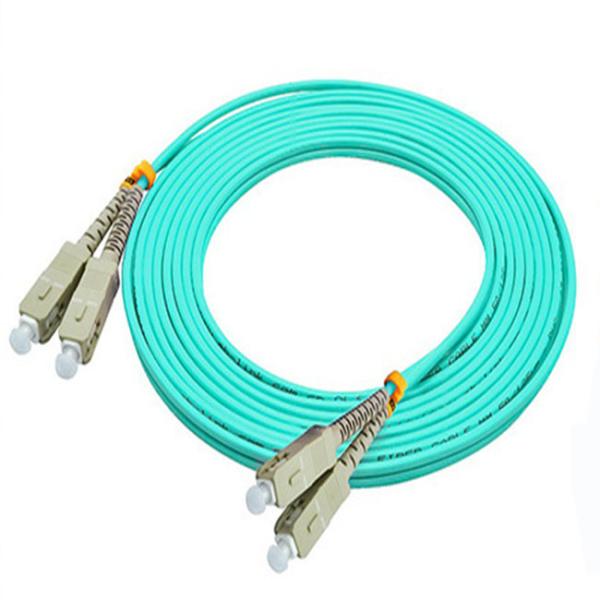 Fiber Optic Patch Cord sc OFNR SC UPC-SC UPC  OM3 Duplex 3.0mm 2.0mm LSZH