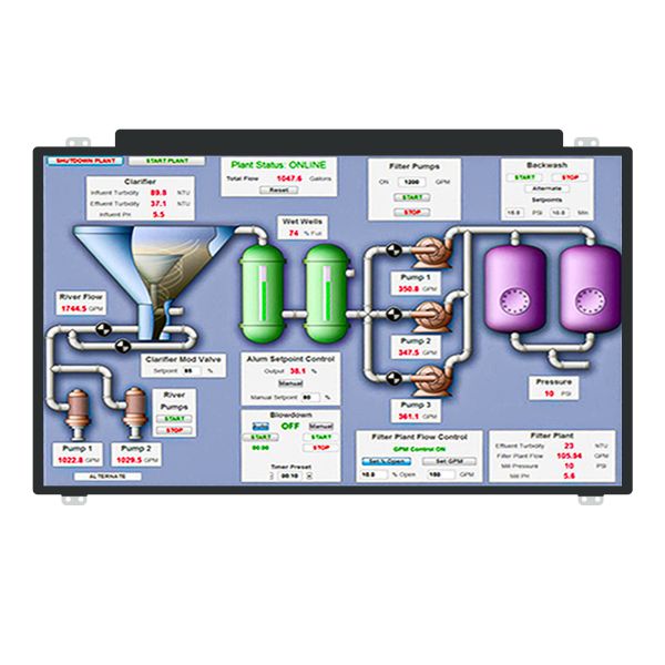 1920×1080 Modulo LCD TFT transmisor de 15,6 pulgadas Display de 300 nits Brillo