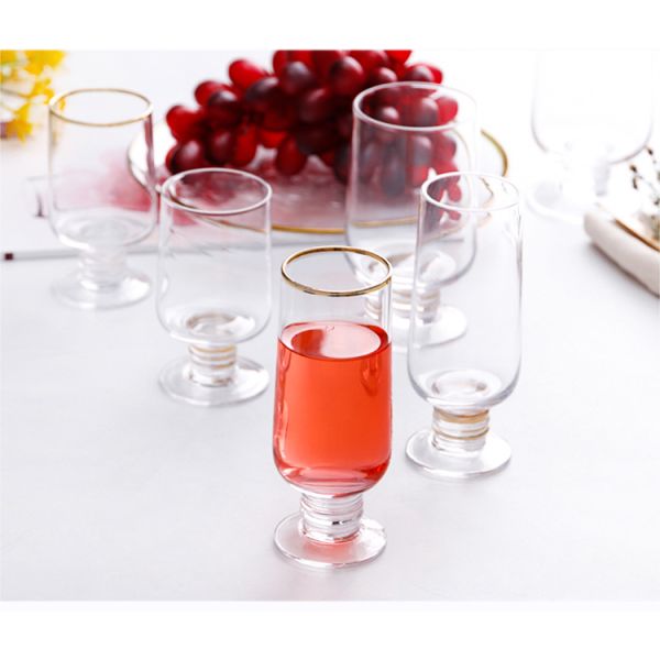 Бокалы серебра оправы золота Хандмаде, винтажные Веддинг каннелюры Шампани