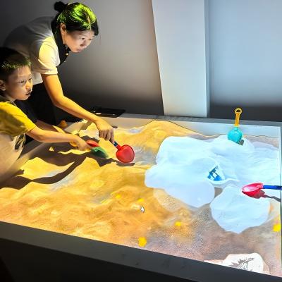 Parque temático interativo Magic AR Sand Table Sand Box Kids Projector Interativo Jogos AR Sandbox Parque de diversões interior