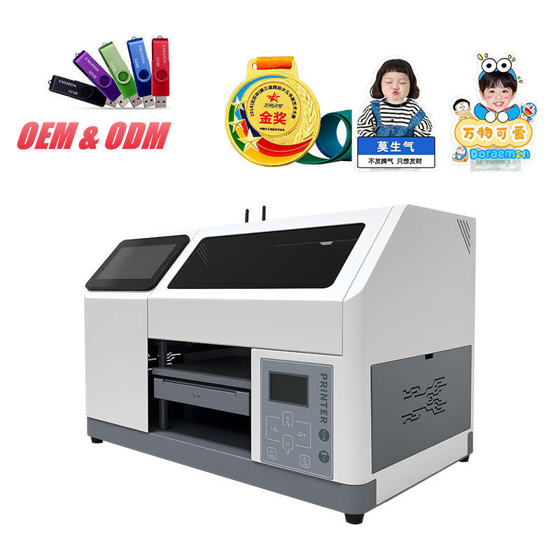 A5 UV Flatbed Printer DP308 46kg Packing Weight Safe Packaged Mini UV Printer for Export
