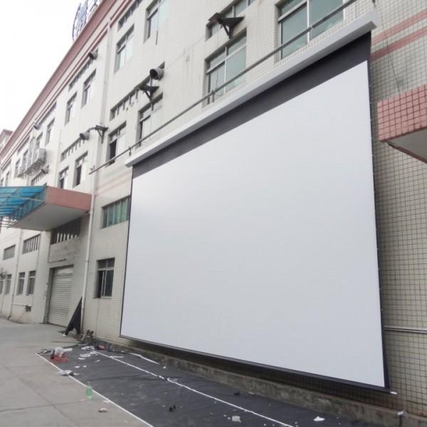 Luxury office projection screen , motorized screen With Aluminum Housing